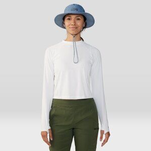 Mountain Hardwear Crater Lake long sleeve crop white size S